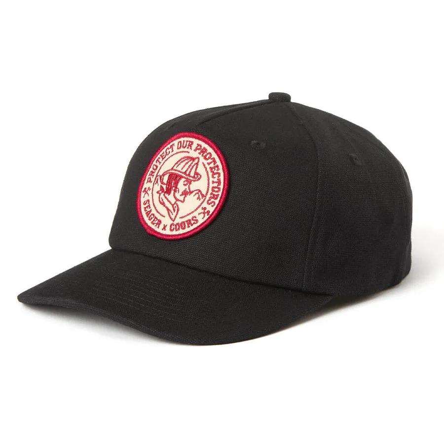 Seager Seager X Coors Banquet Brave Snapback - Black sold by Sun Diego Boardshops