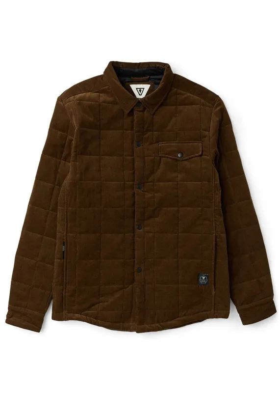 Vissla Cronkite Organic Cord Jacket - Dark Earth sold by Sun Diego Boardshops
