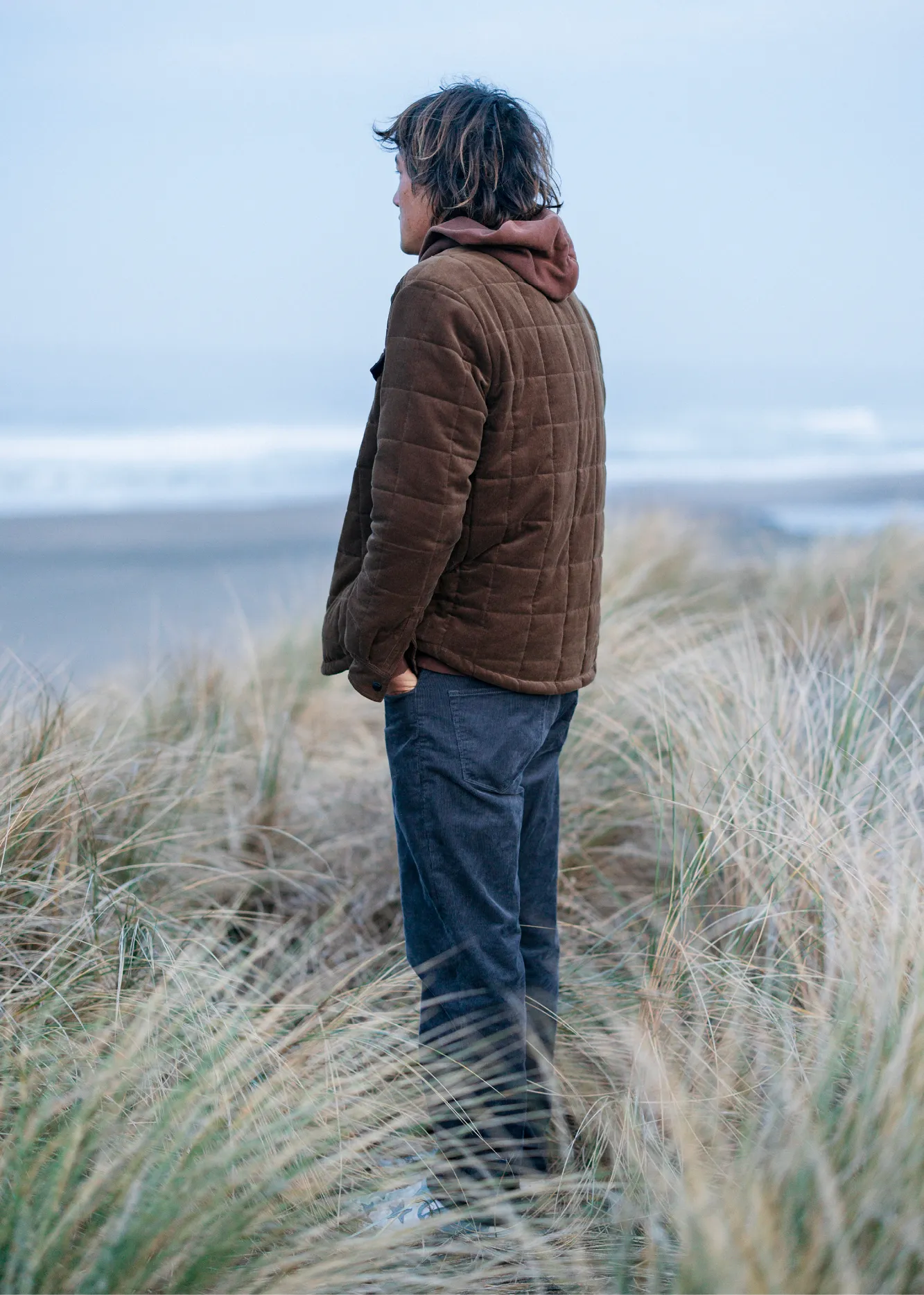 Vissla Cronkite Organic Cord Jacket - Dark Earth sold by Sun Diego Boardshops product image thumbnail 2