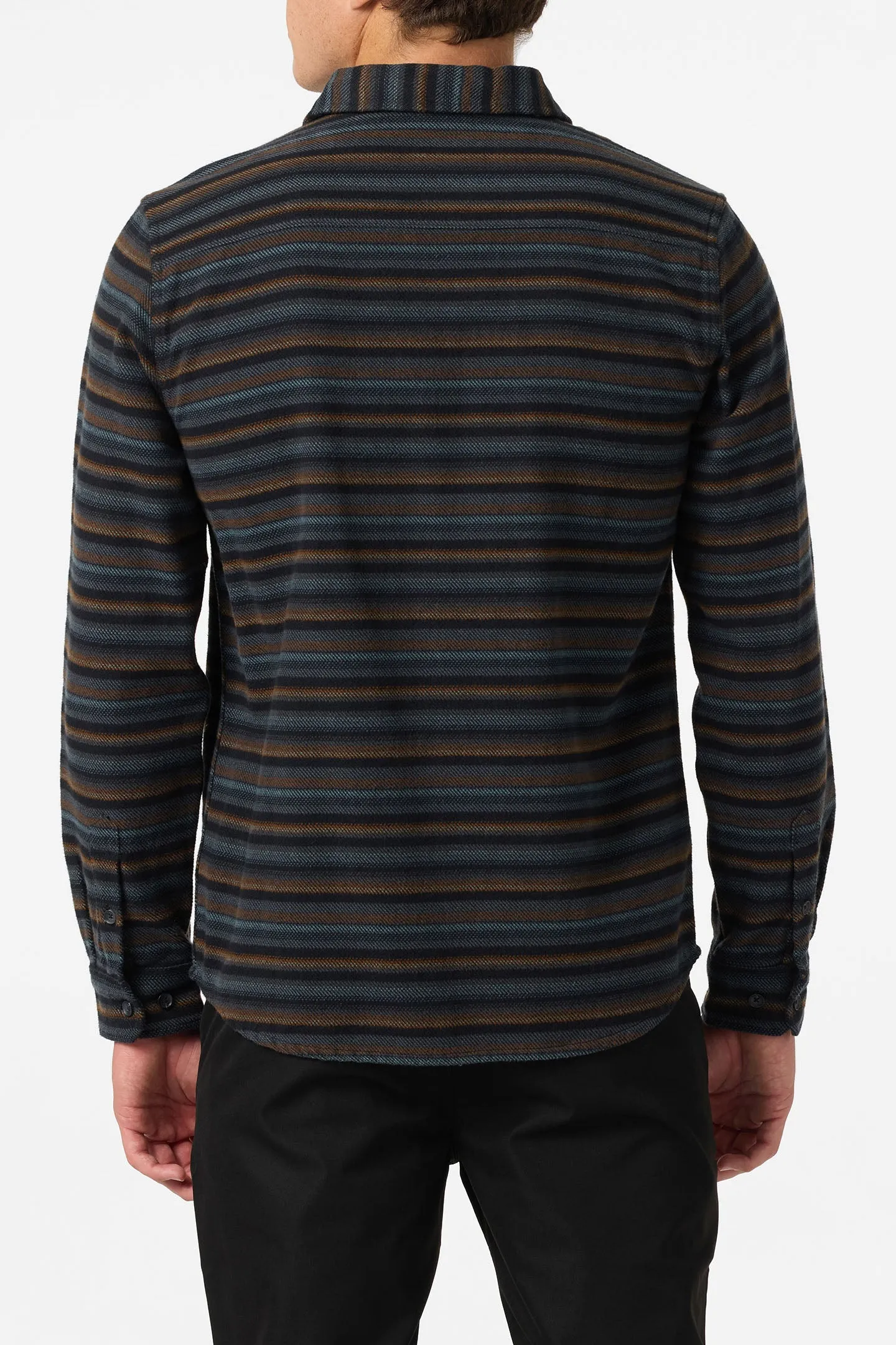 O`Neill Richmond Flannel Standard Fit Long Sleeve Shirt - Graphite sold by Sun Diego Boardshops product image thumbnail 3