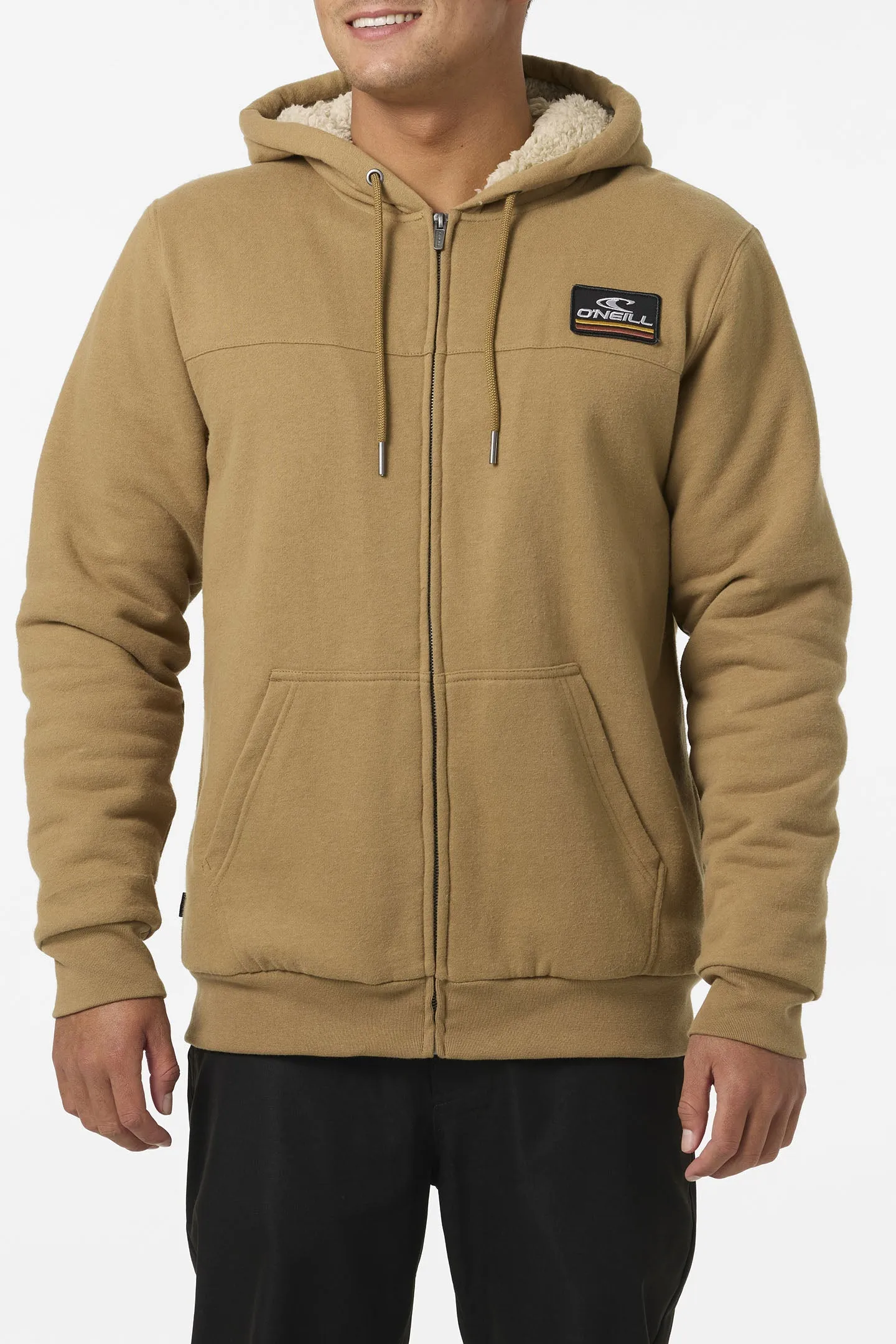 O`Neill Fifty Two High Pile Zip - Dark Khaki sold by Sun Diego Boardshops product image thumbnail 2
