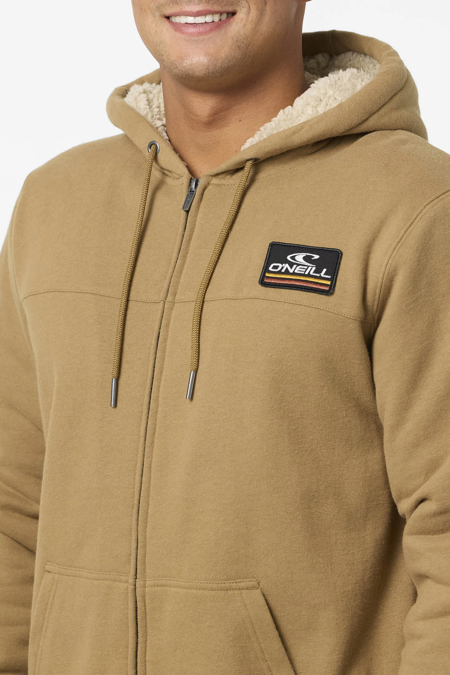 O`Neill Fifty Two High Pile Zip - Dark Khaki sold by Sun Diego Boardshops product image thumbnail 3