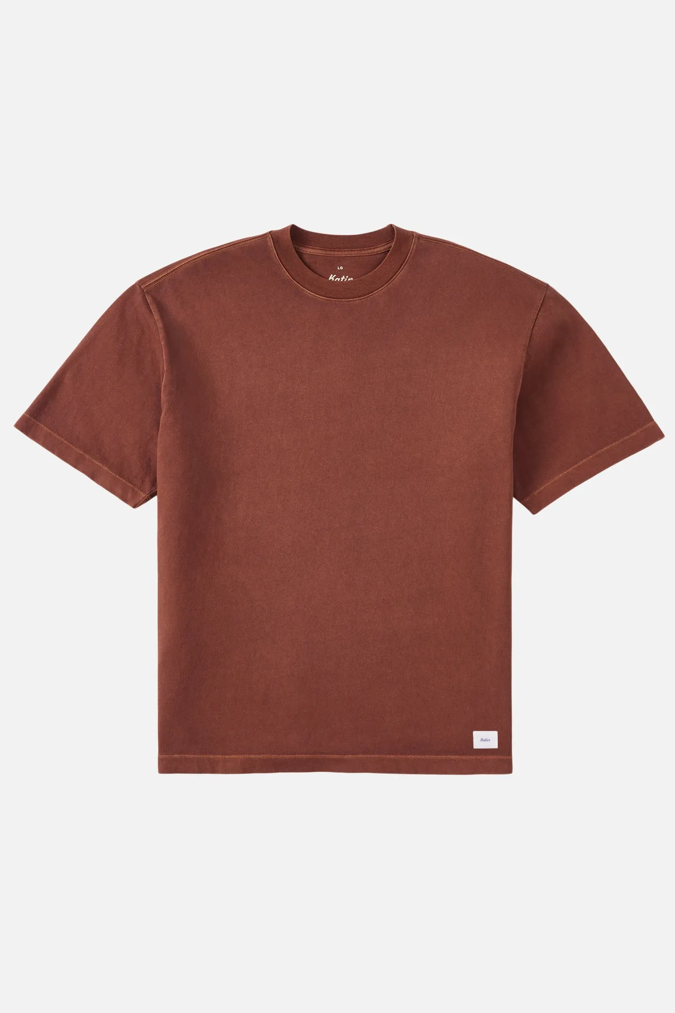 Katin Box Fit Heritage Tee - Mahogany sold by Sun Diego Boardshops