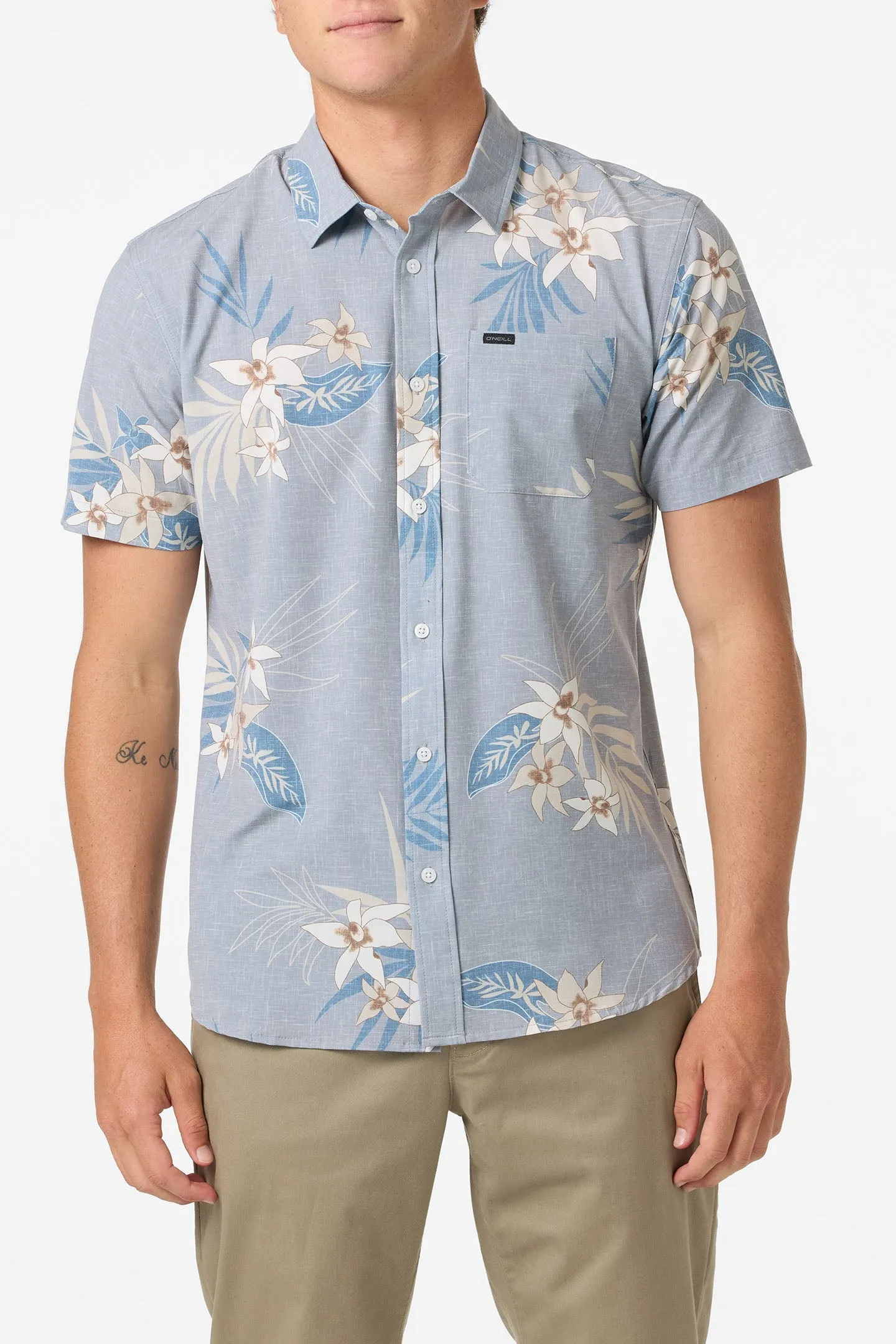 O`Neill Trvlr Upf Traverse Standard Fit Shirt - Light Grey sold by Sun Diego Boardshops product image thumbnail 2