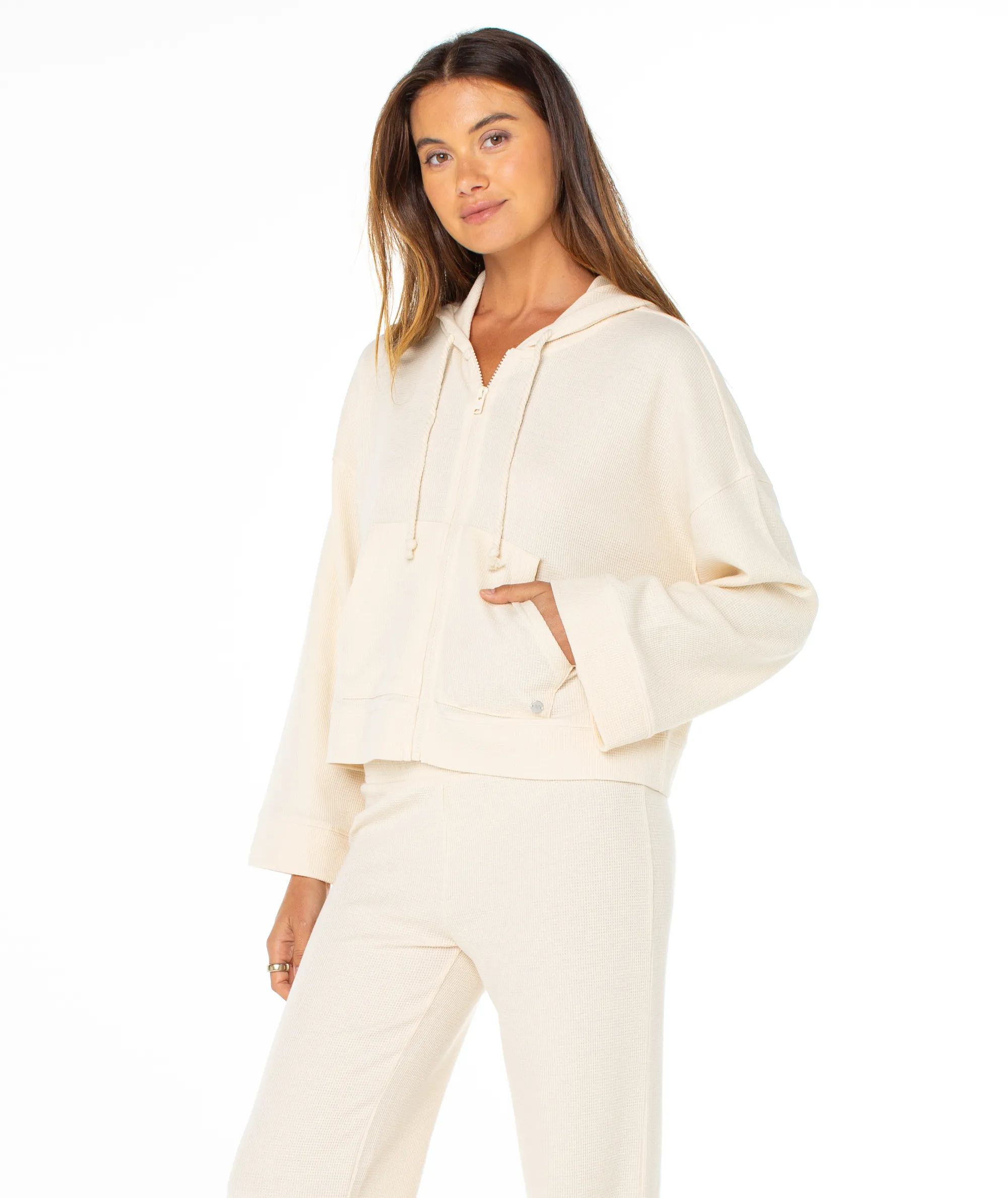 Roxy Salty Daydreams Sweater - Parchment Solid sold by Sun Diego Boardshops product image thumbnail 3