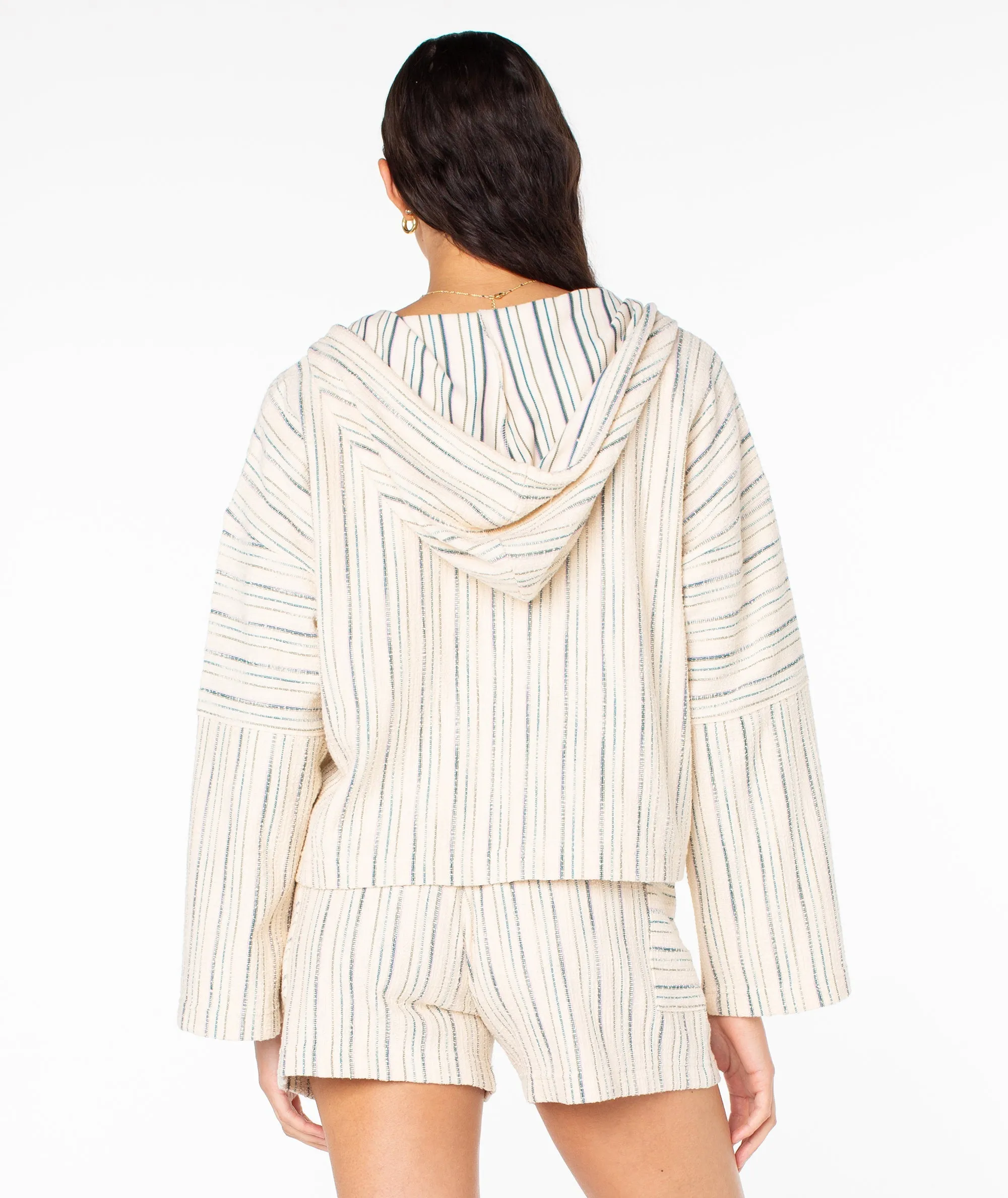 Roxy Rich Coast Poncho - Deep Lagoon sold by Sun Diego Boardshops product image thumbnail 3