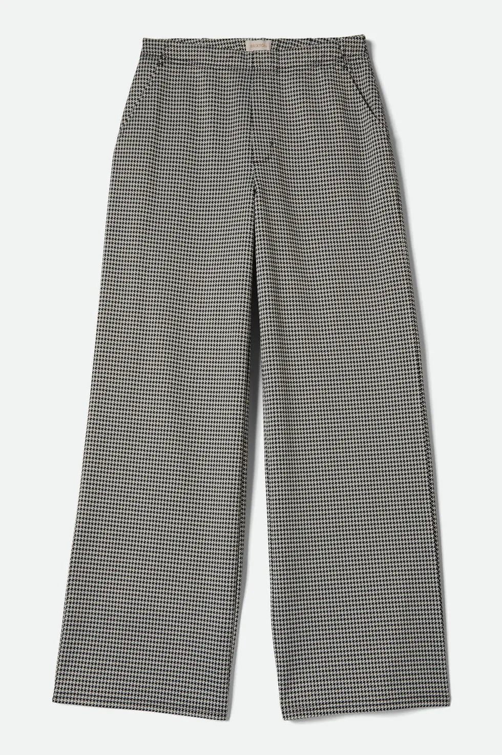 Brixton Houndstooth Leisure Trouser Pant - Winter White/Black sold by Sun Diego Boardshops product image thumbnail 2