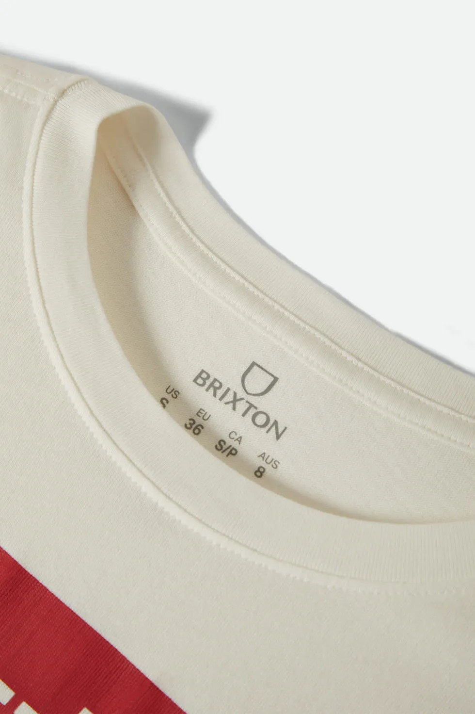 Brixton World Champion Oversized Boyfriend T-Shirt - Off White sold by Sun Diego Boardshops product image thumbnail 4