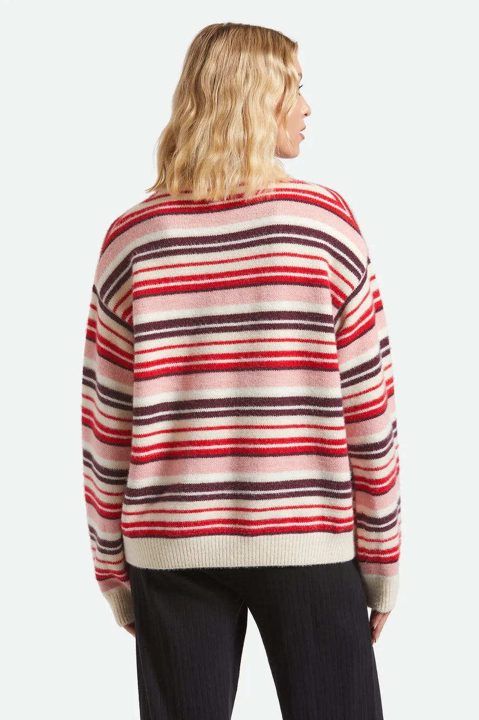 Brixton Cozy Crew Sweater - Multi Stripe sold by Sun Diego Boardshops product image thumbnail 4