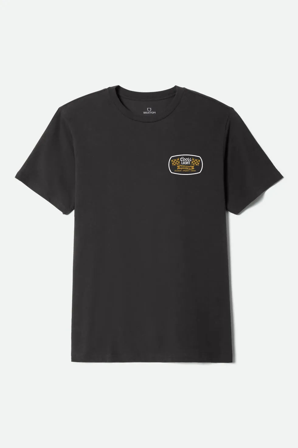 Brixton Coors Light Pit Stop Standard T-Shirt - Black sold by Sun Diego Boardshops product image thumbnail 2