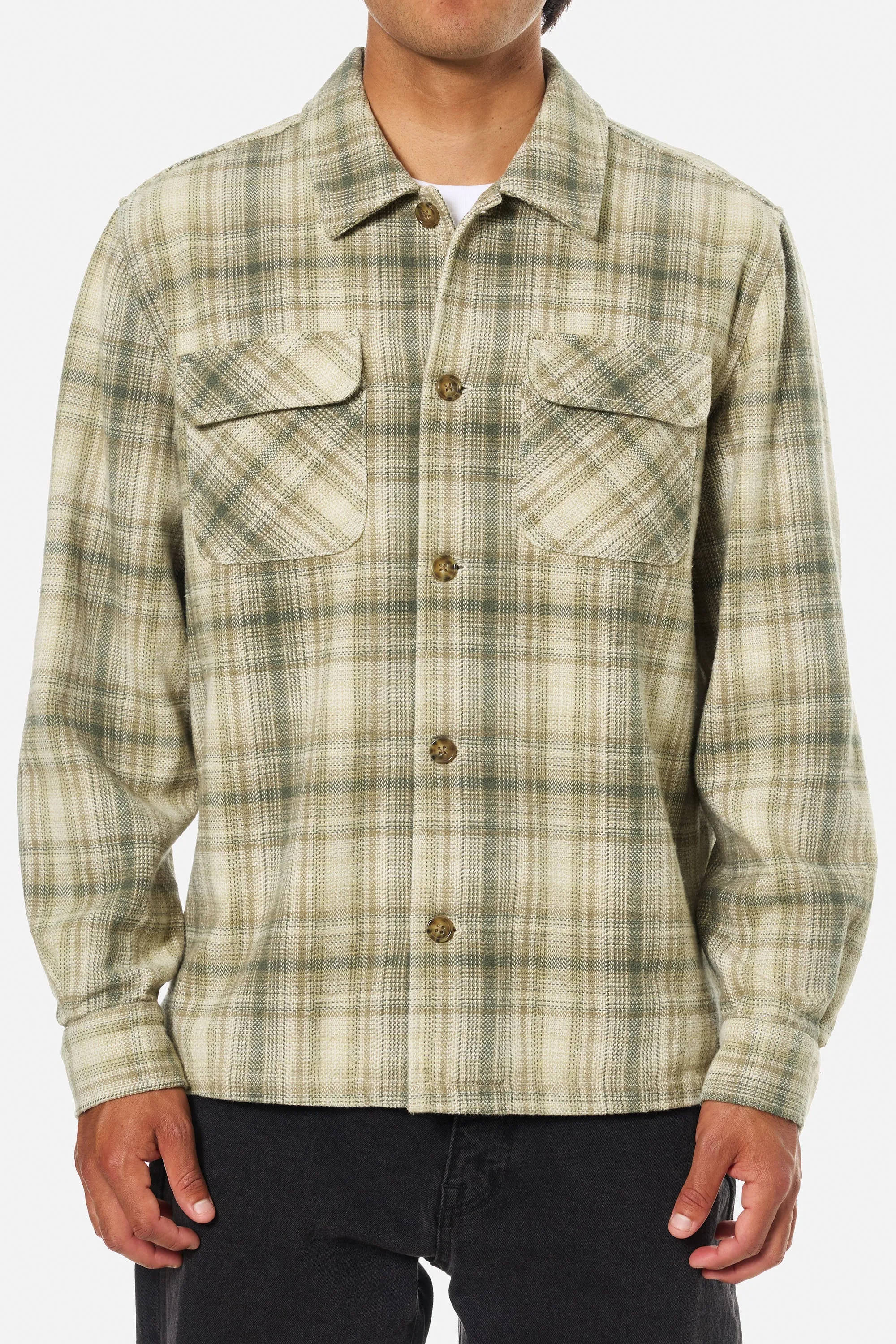 Katin Shiloh Flannel - Moss sold by Sun Diego Boardshops product image thumbnail 2