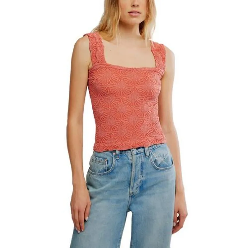 Free People Love Letter Cami - Rose Sienna sold by Sun Diego Boardshops
