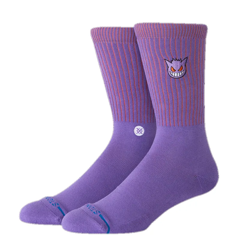 Stance Gengar Crew Socks - Purple sold by Sun Diego Boardshops