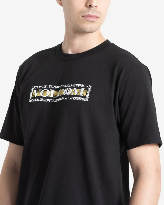 Volcom You Drain Short Sleeve Tee - Black sold by Sun Diego Boardshops