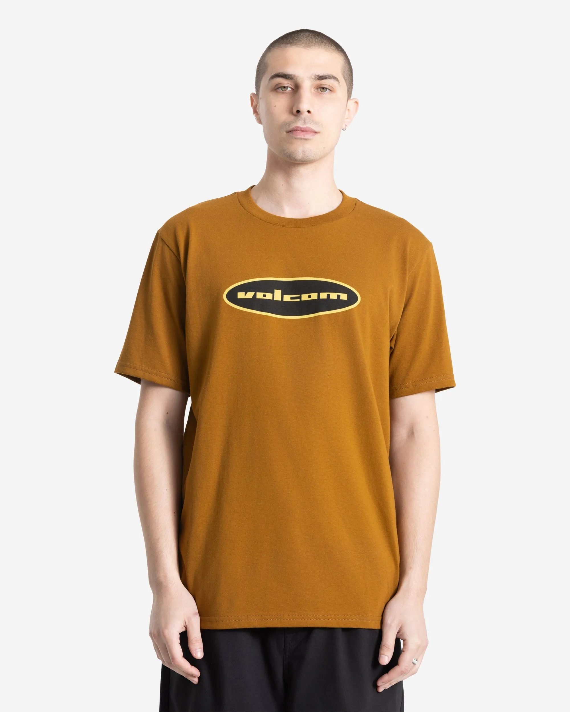 Volcom Quone Short Sleeve Tee - Major Brown sold by Sun Diego Boardshops