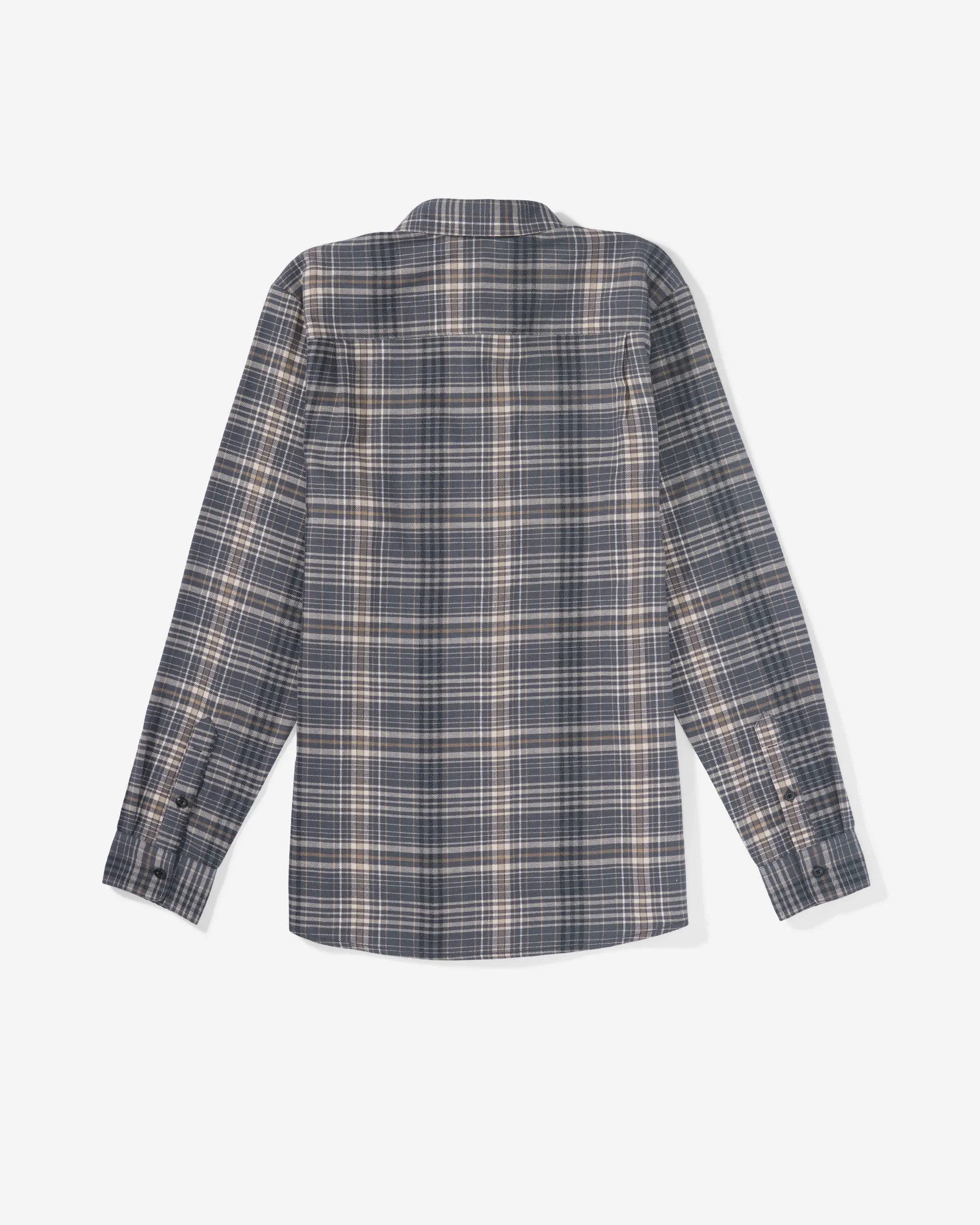 Volcom Netastone Flannel Long Sleeve Shirt - Asphalt Black sold by Sun Diego Boardshops product image thumbnail 4