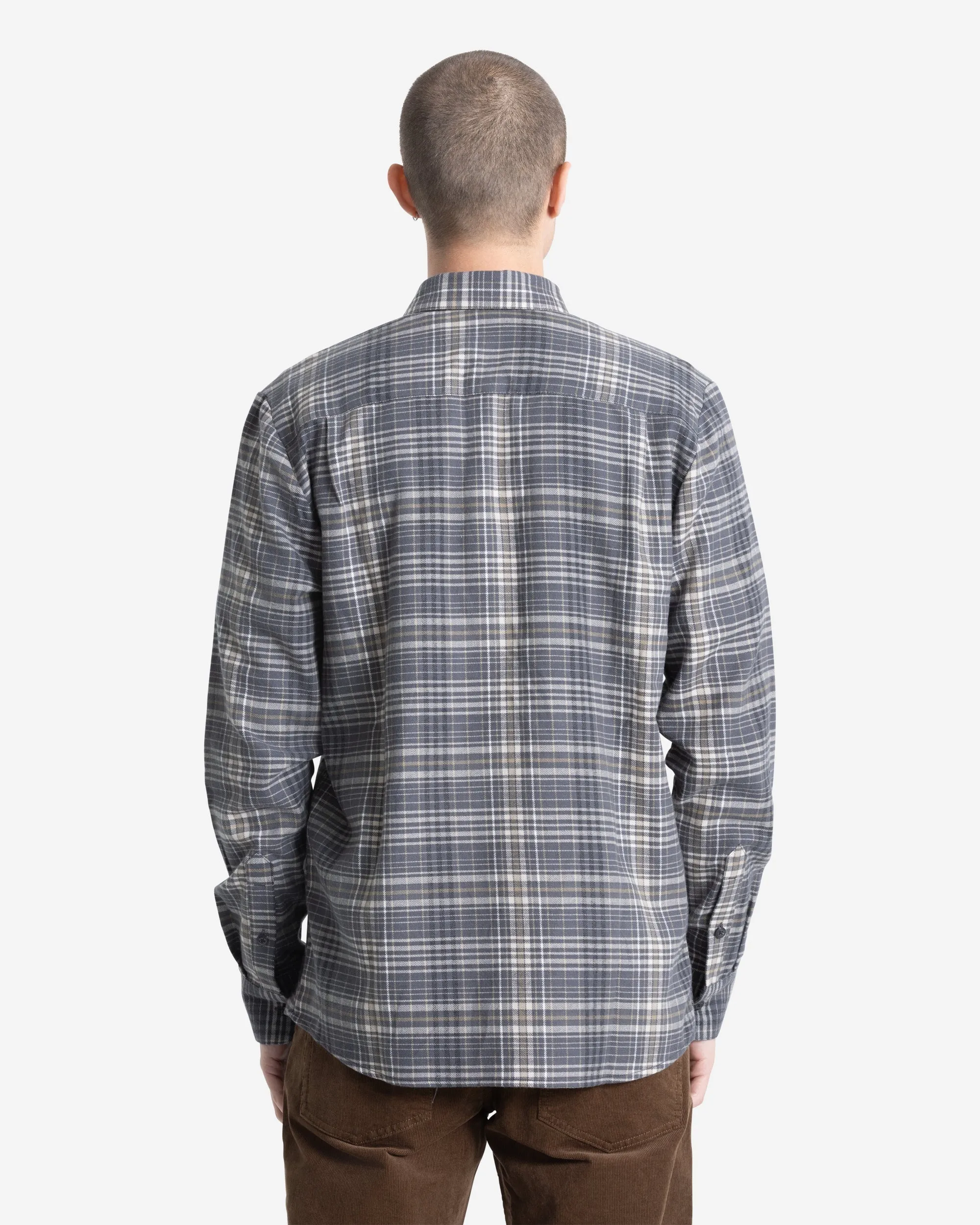 Volcom Netastone Flannel Long Sleeve Shirt - Asphalt Black sold by Sun Diego Boardshops product image thumbnail 2