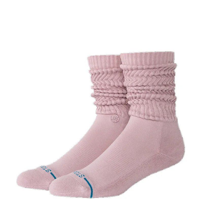 Stance Icon Slouch Crew Socks - Lilac sold by Sun Diego Boardshops