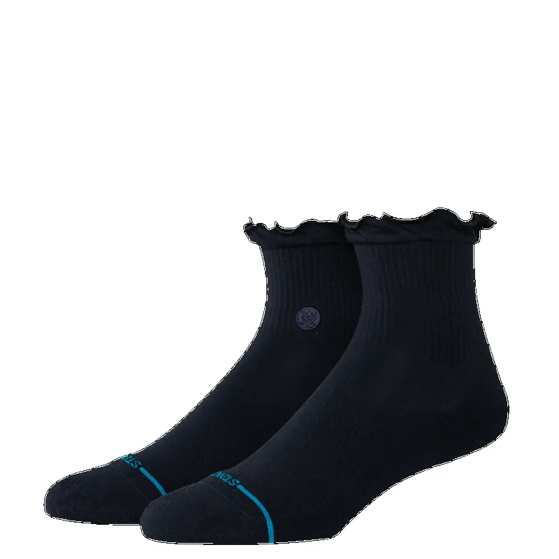 Stance Cotton Quarter Light Cushion Socks - Black sold by Sun Diego Boardshops