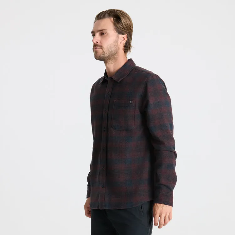 Roark Crossroads Organic Cotton Flannel - Dark Brown sold by Sun Diego Boardshops product image thumbnail 2
