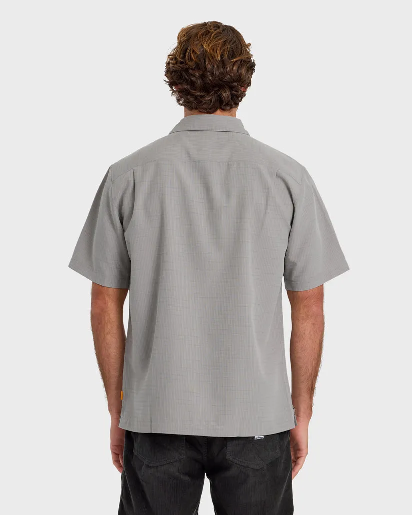 Quiksilver Waterman Centinela Premium Anti-Wrinkle Shirt - Grey sold by Sun Diego Boardshops product image thumbnail 2