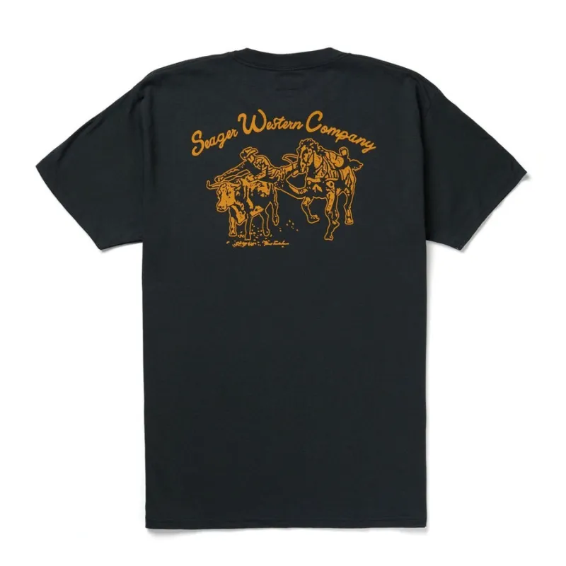 Seager Los Rios Tee - Vintage Black sold by Sun Diego Boardshops