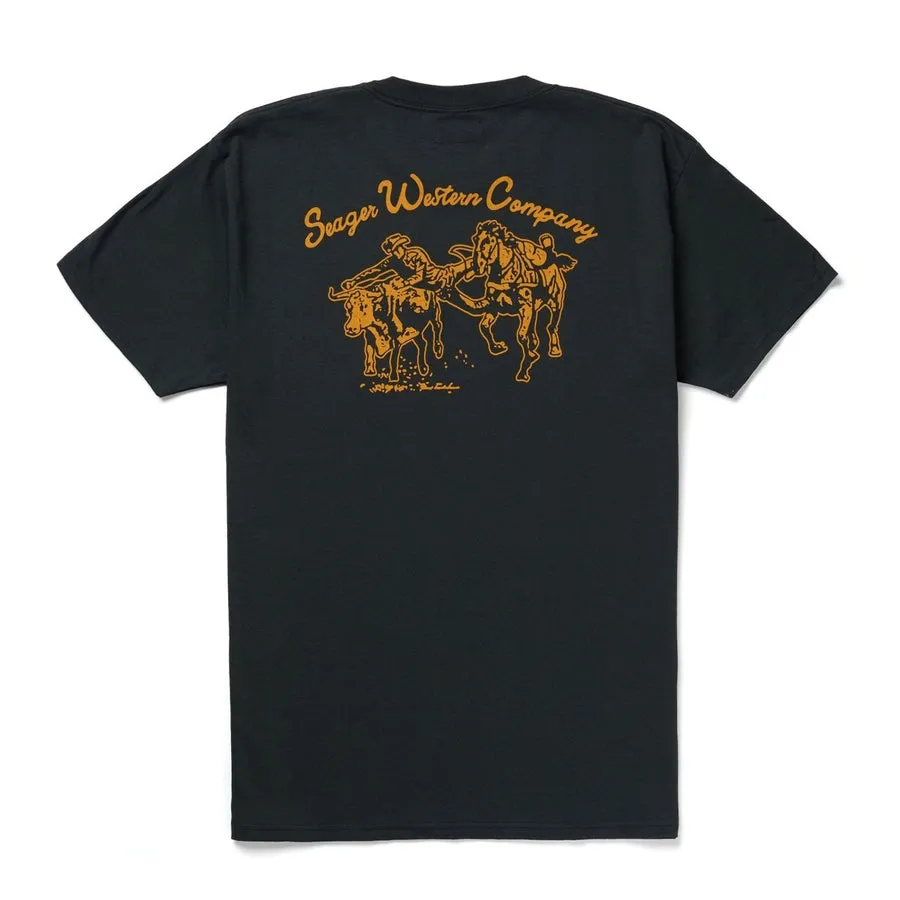 Seager Los Rios Tee - Vintage Black sold by Sun Diego Boardshops