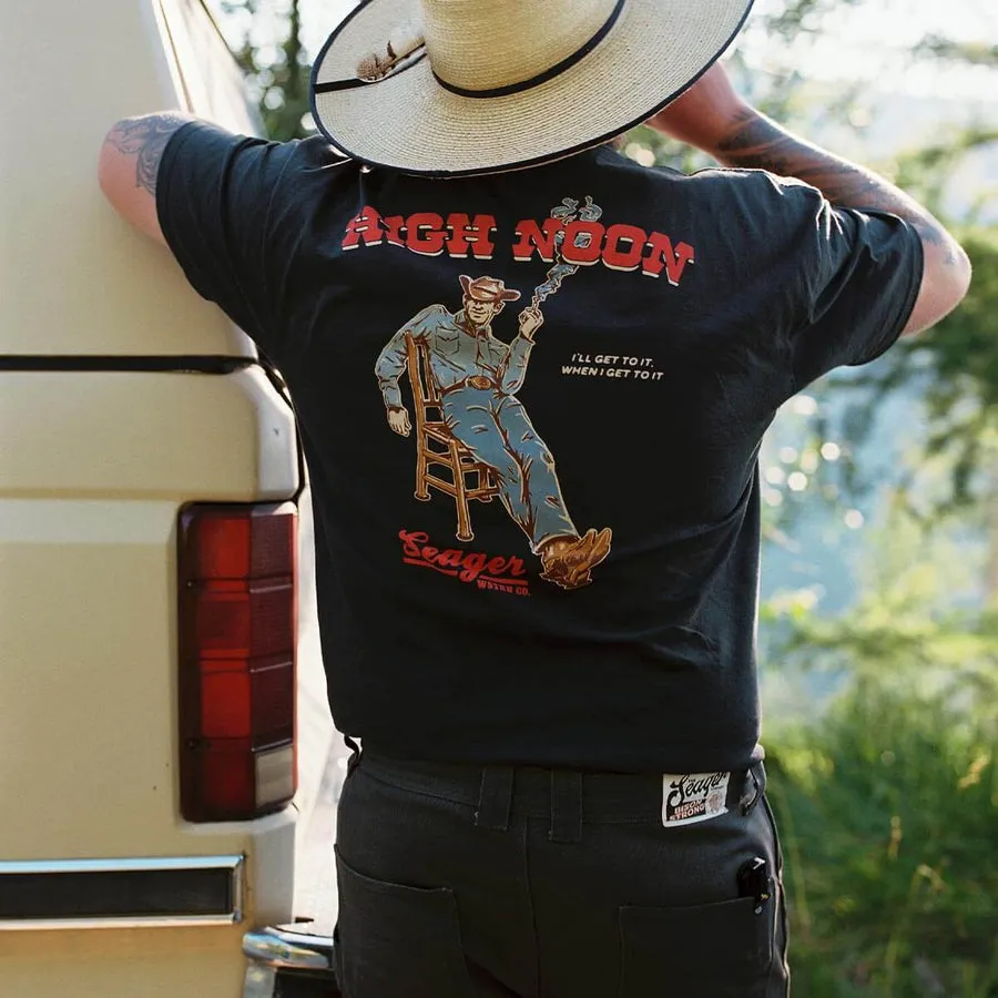 Seager High Noon Tee - Vintage Black sold by Sun Diego Boardshops product image thumbnail 4