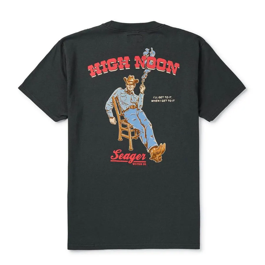 Seager High Noon Tee - Vintage Black sold by Sun Diego Boardshops