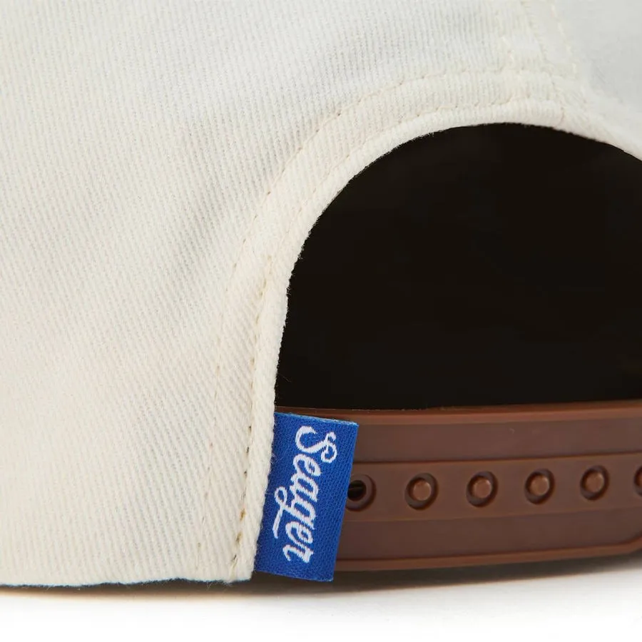 Seager Saloon Snapback - Cream/Brown sold by Sun Diego Boardshops product image thumbnail 3