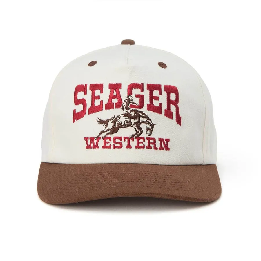 Seager Rodeo Snapback - Cream/Brown sold by Sun Diego Boardshops product image thumbnail 3