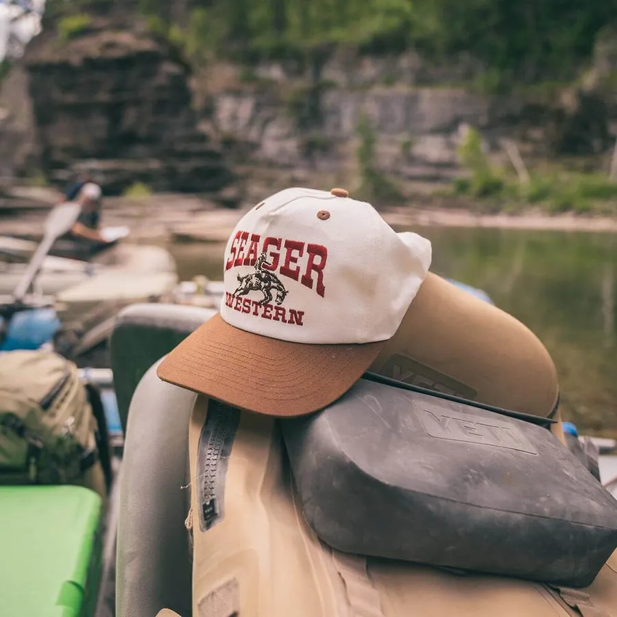 Seager Rodeo Snapback - Cream/Brown sold by Sun Diego Boardshops product image thumbnail 4