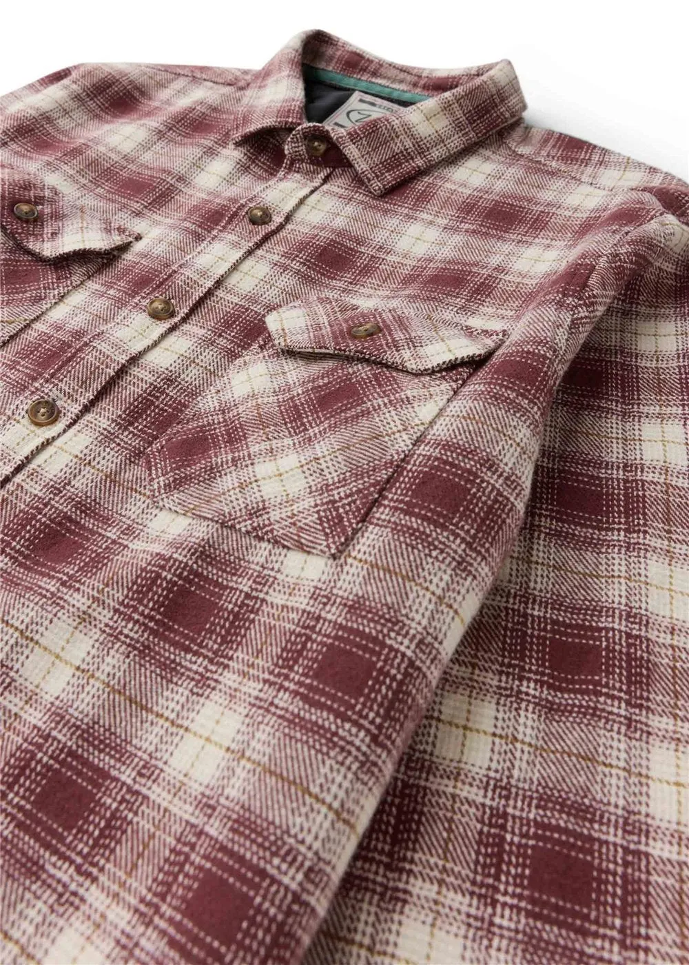 Vissla Creators Heavy Days Eco Long Sleeve Flannel - Brick sold by Sun Diego Boardshops product image thumbnail 3