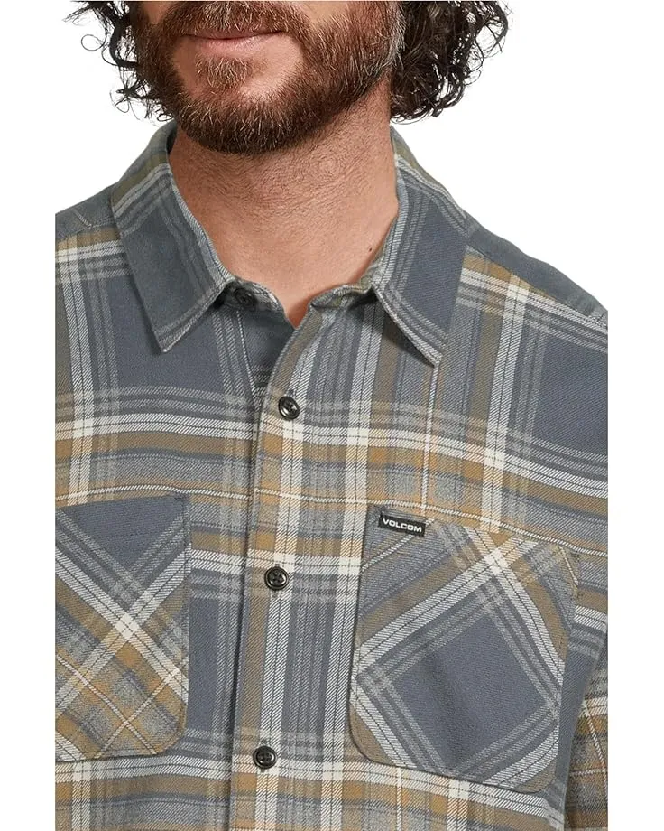 Volcom Netastone Flannel Long Sleeve Shirt - Dark Slate sold by Sun Diego Boardshops product image thumbnail 3