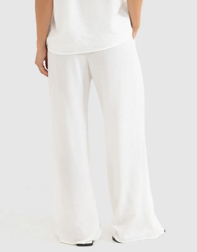 Rhythm Airlie Beach Pant - White sold by Sun Diego Boardshops product image thumbnail 2