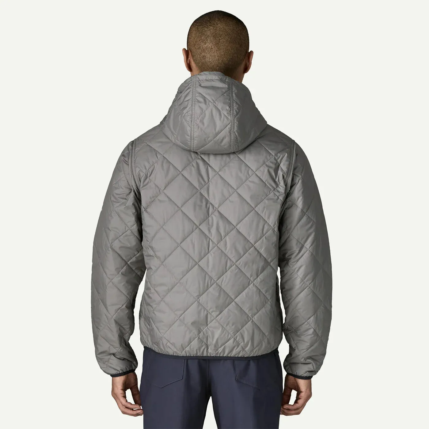 Patagonia Diamond Quilted Bomber Hoody - Forever Grey sold by Sun Diego Boardshops product image thumbnail 3