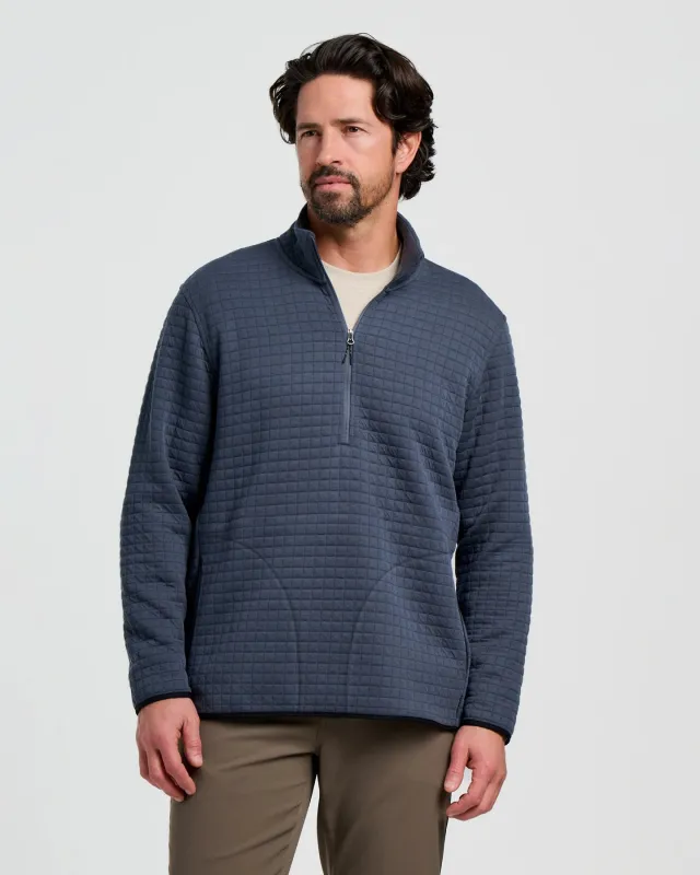 Free Fly Downvalley Quarter Zip - Storm Cloud sold by Sun Diego Boardshops