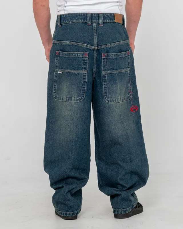 Rusty Yowie Baggy Jean - Dark N Dirty sold by Sun Diego Boardshops