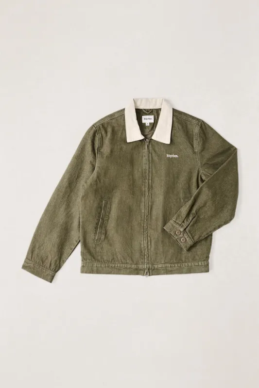 Rhythm Two Tone Jacket - Forest made by Rhythm.