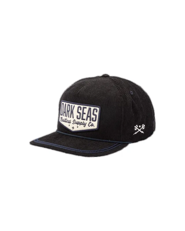 Dark Seas Saddleback Hat - Black sold by Sun Diego Boardshops