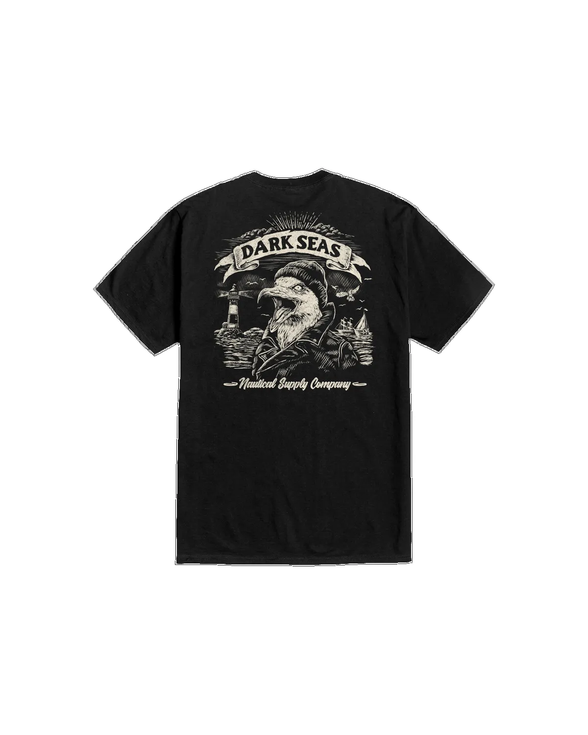 Dark Seas Skimmer Premium T-Shirt - Black sold by Sun Diego Boardshops