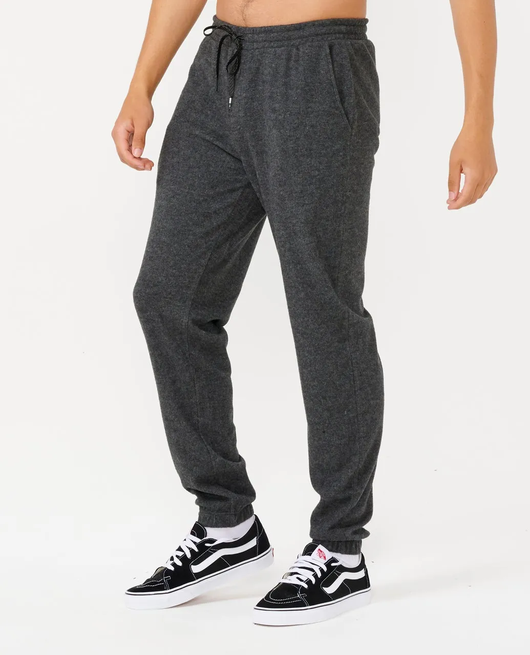 Rip Curl Grid Trackpant - Black Marle sold by Sun Diego Boardshops product image thumbnail 2