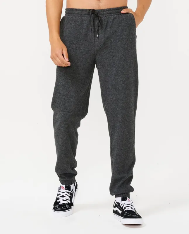 Rip Curl Grid Trackpant - Black Marle made by Ripcurl