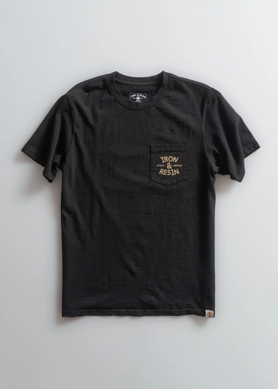 Iron & Resin Run For Fun Pocket Tee - Black sold by Sun Diego Boardshops product image thumbnail 2