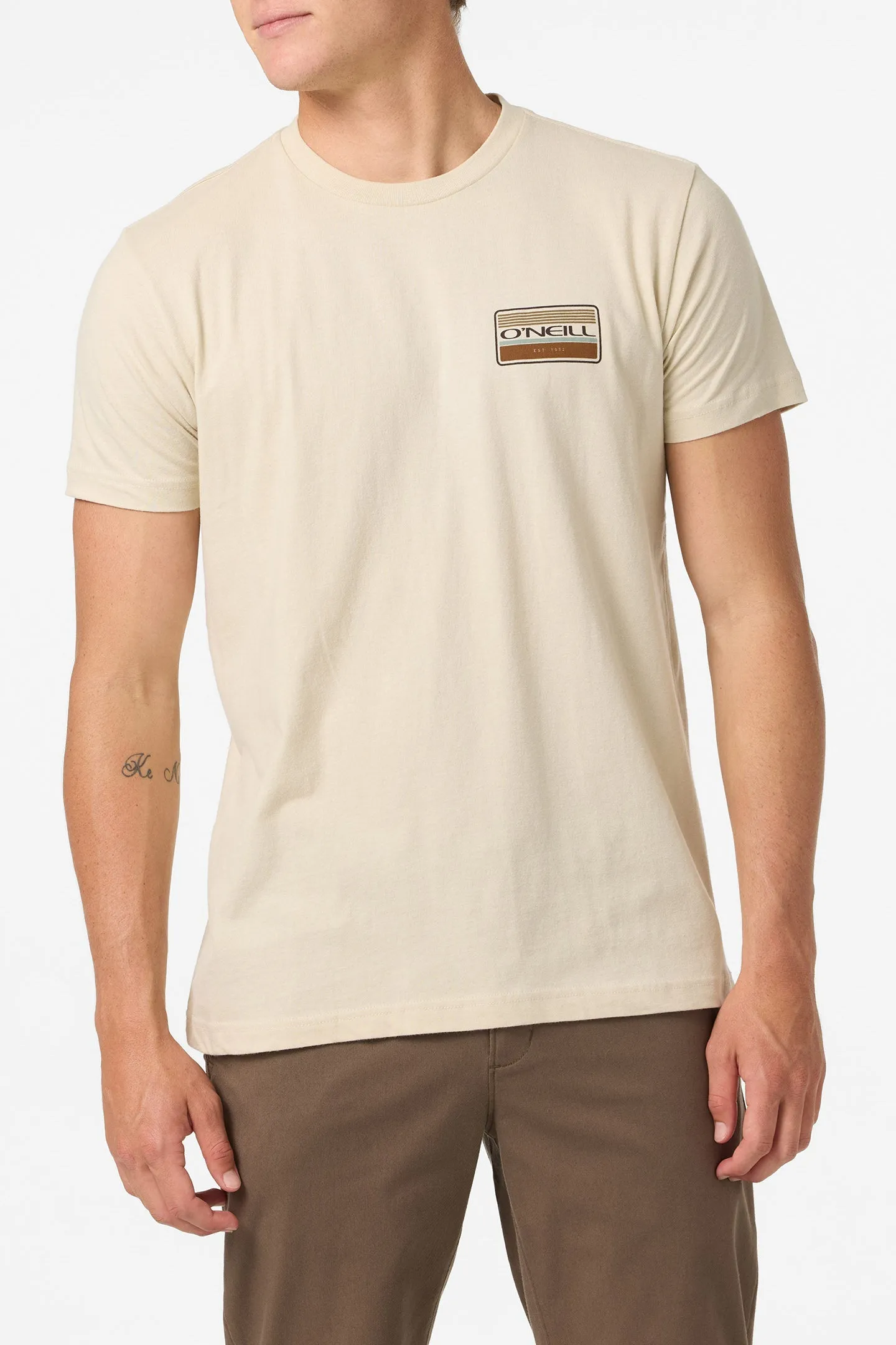 O`Neill Banner Standard Fit Tee - Lt Khaki sold by Sun Diego Boardshops product image thumbnail 2