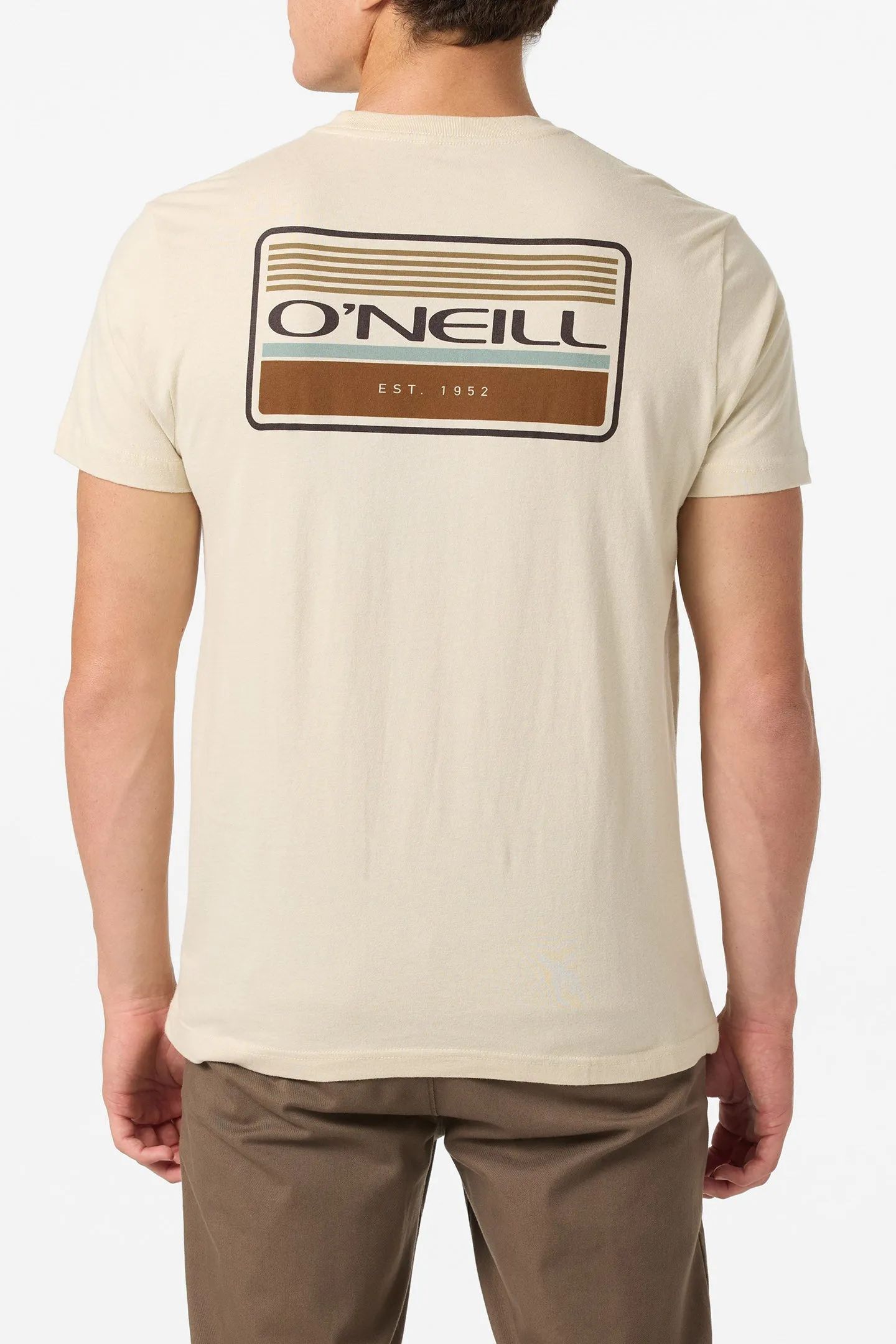 O`Neill Banner Standard Fit Tee - Lt Khaki sold by Sun Diego Boardshops product image thumbnail 3