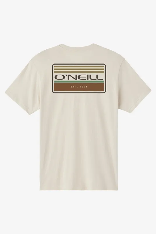 O`Neill Banner Standard Fit Tee - Lt Khaki sold by Sun Diego Boardshops
