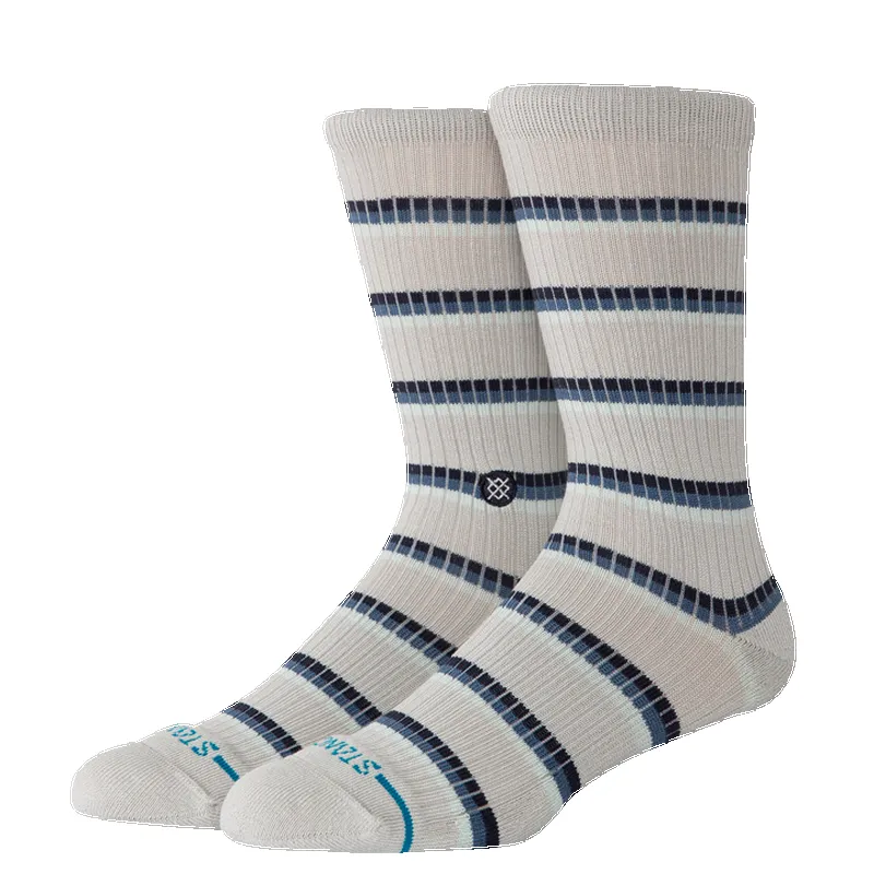 Stance Cotton Crew Light Cushion Socks - Grey made by Sun Diego Boardshops