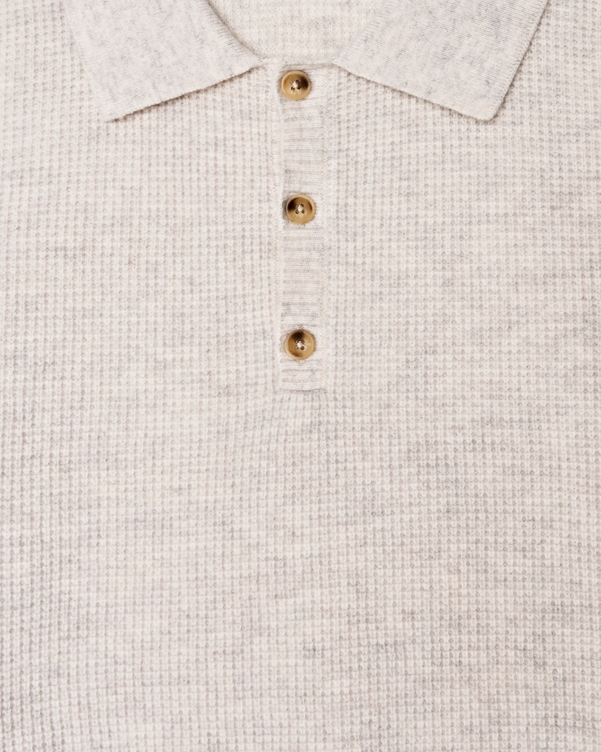 Malbon Golf Gauge Waffle Knit Polo - Ivory sold by Sun Diego Boardshops product image thumbnail 2