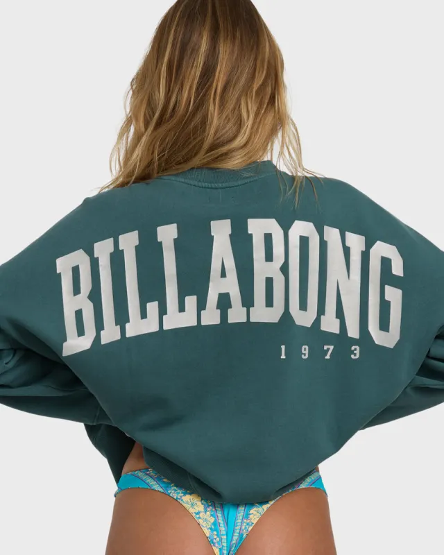 Billabong Don'T Forget Crewneck Sweatshirt - Alpine sold by Sun Diego Boardshops